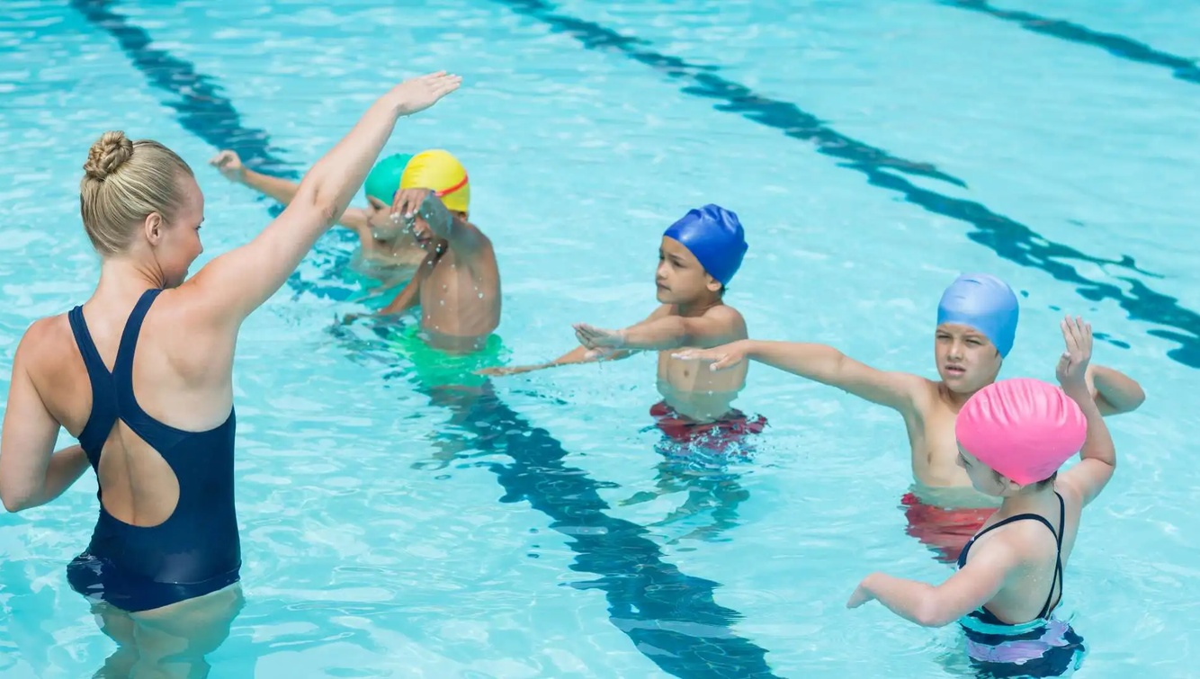 Enseignement des leçons de natation