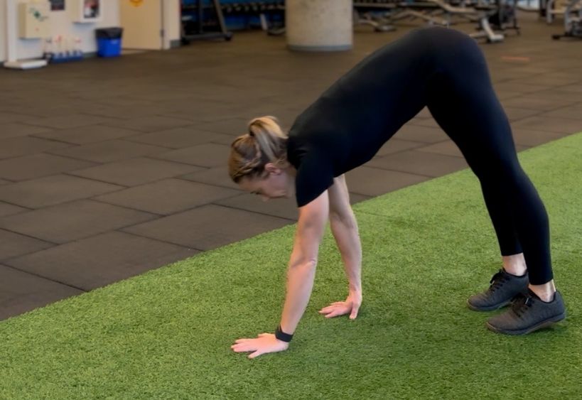 Moniteur de conditionnement physique faisant de l'exercice