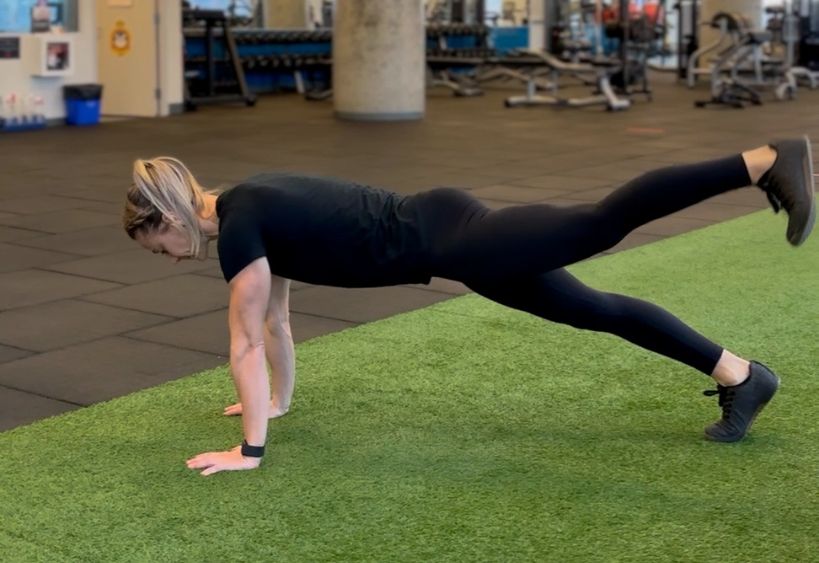 Moniteur de conditionnement physique faisant de l'exercice