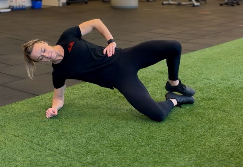 Moniteur de conditionnement physique faisant de l'exercice