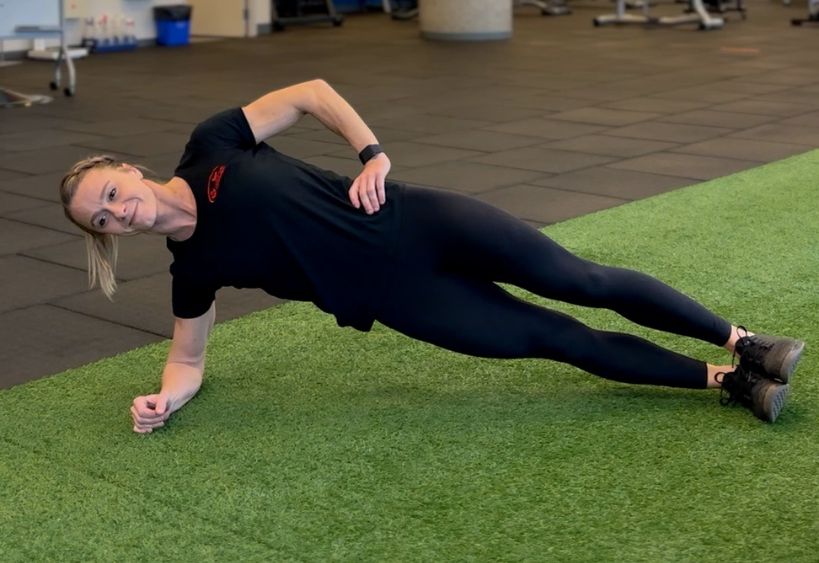 Moniteur de conditionnement physique faisant de l'exercice