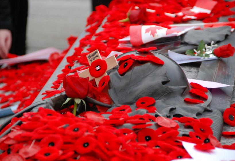 Les cérémonies du Jour du Souvenir au Monument commémoratif de guerre du Canada et à la Tombe du Soldat inconnu à Ottawa, au Canada