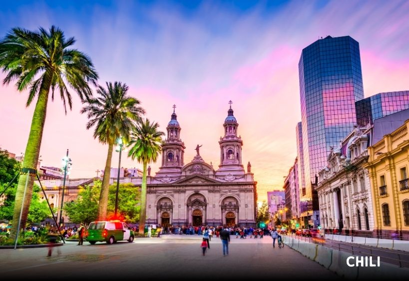 Place principale de Santiago