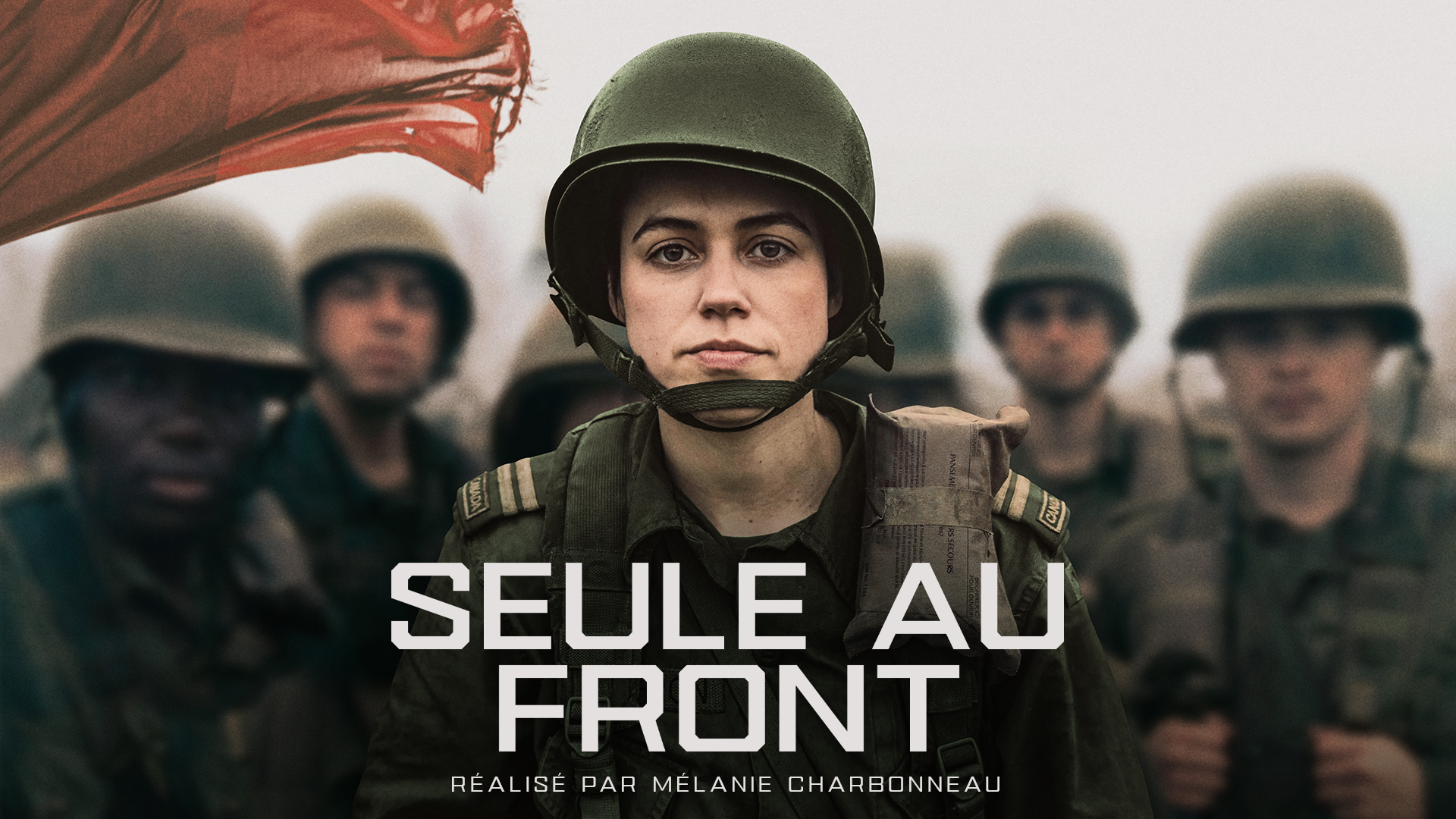 SEULE AU FRONT affiche de film