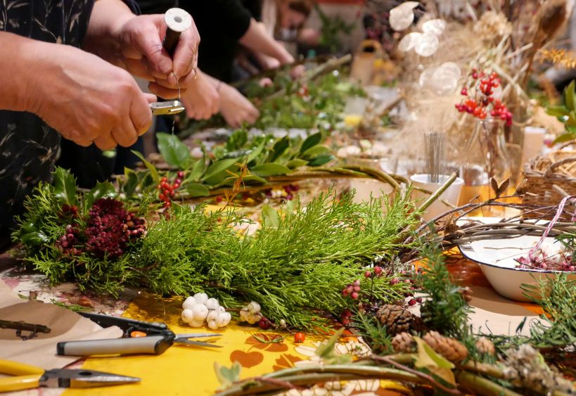 Création de Couronne des Fêtes