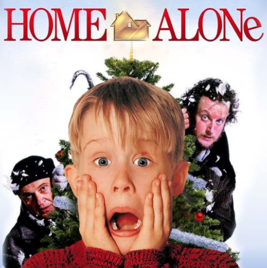 Une affiche de film pour le film <<Home Alone>>