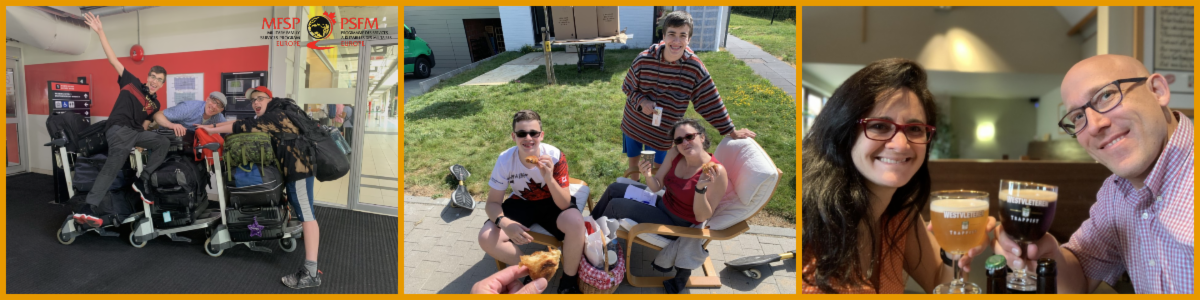 Kim Esselaar et sa famille