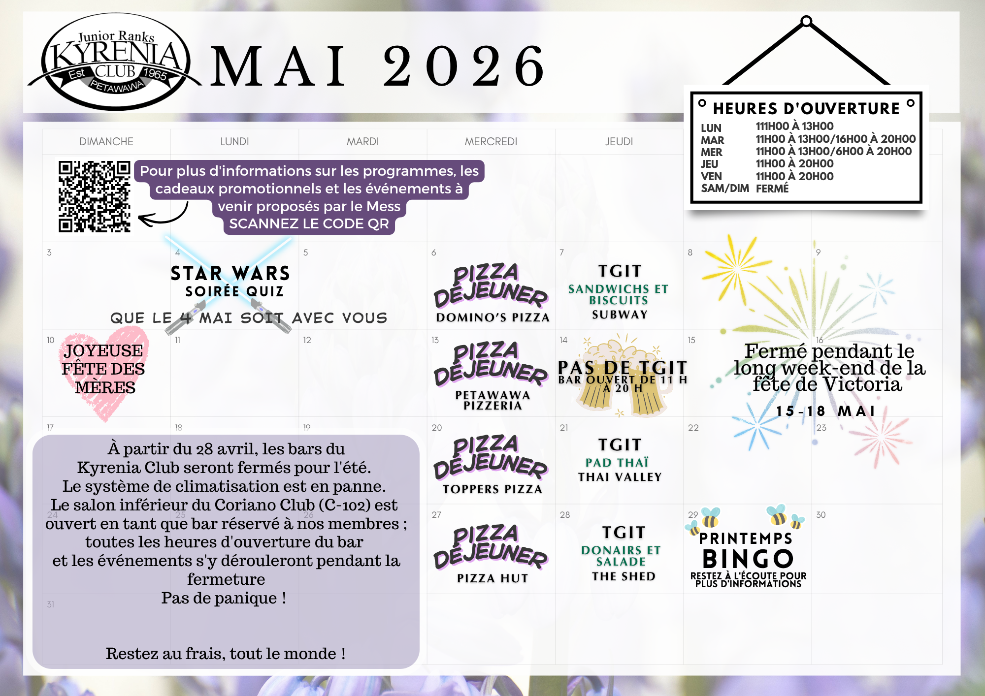 May Calendar