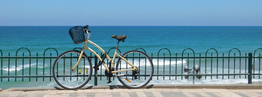 vélo à la plage