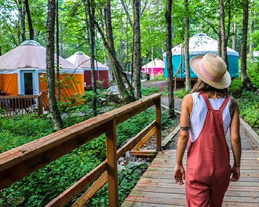 Yourtes Centre Castor Valcartier