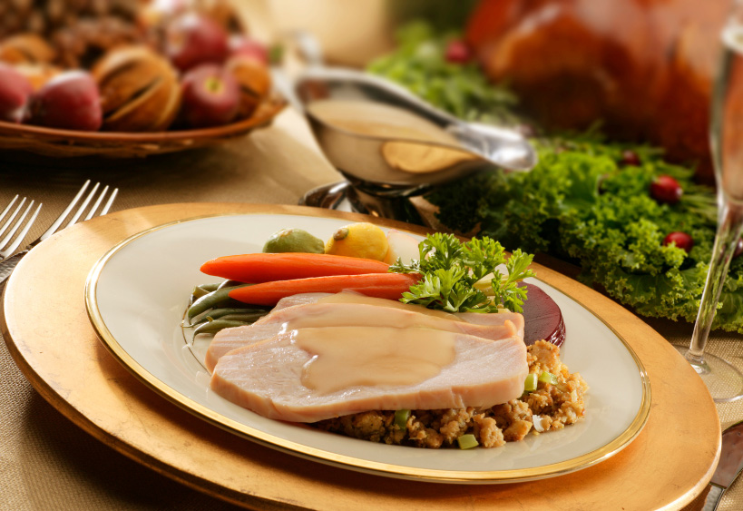 Un dîner de dinde