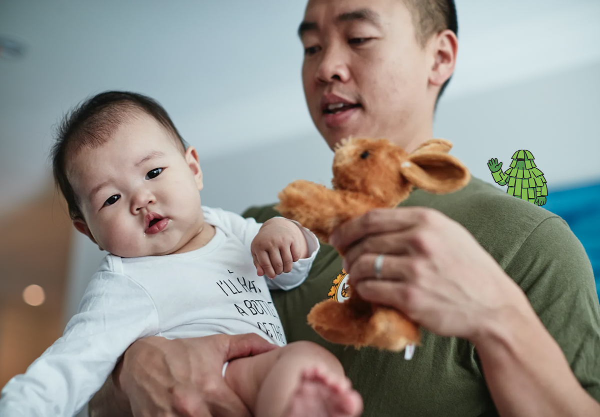 Père avec son enfant