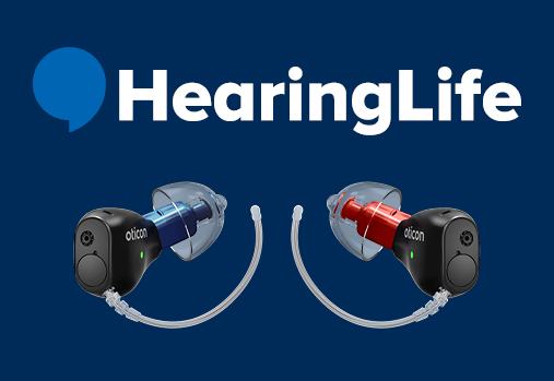 Logo HearingLife, appareils auditifs