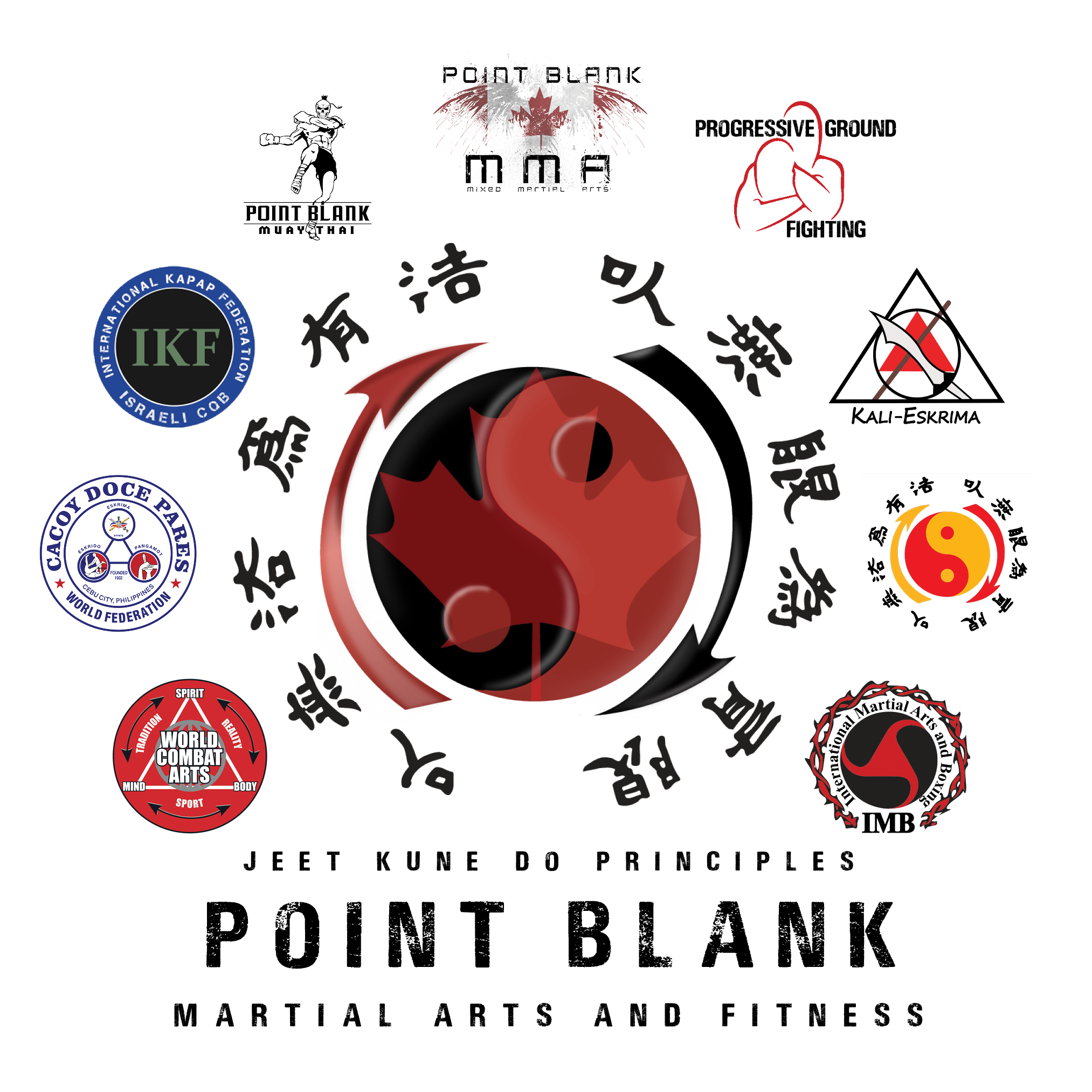 Logo Point Blank Martial Arts