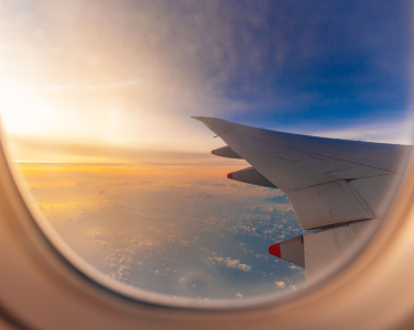 Vue d'un avion