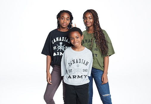 Enfants liés à une famille de militaires