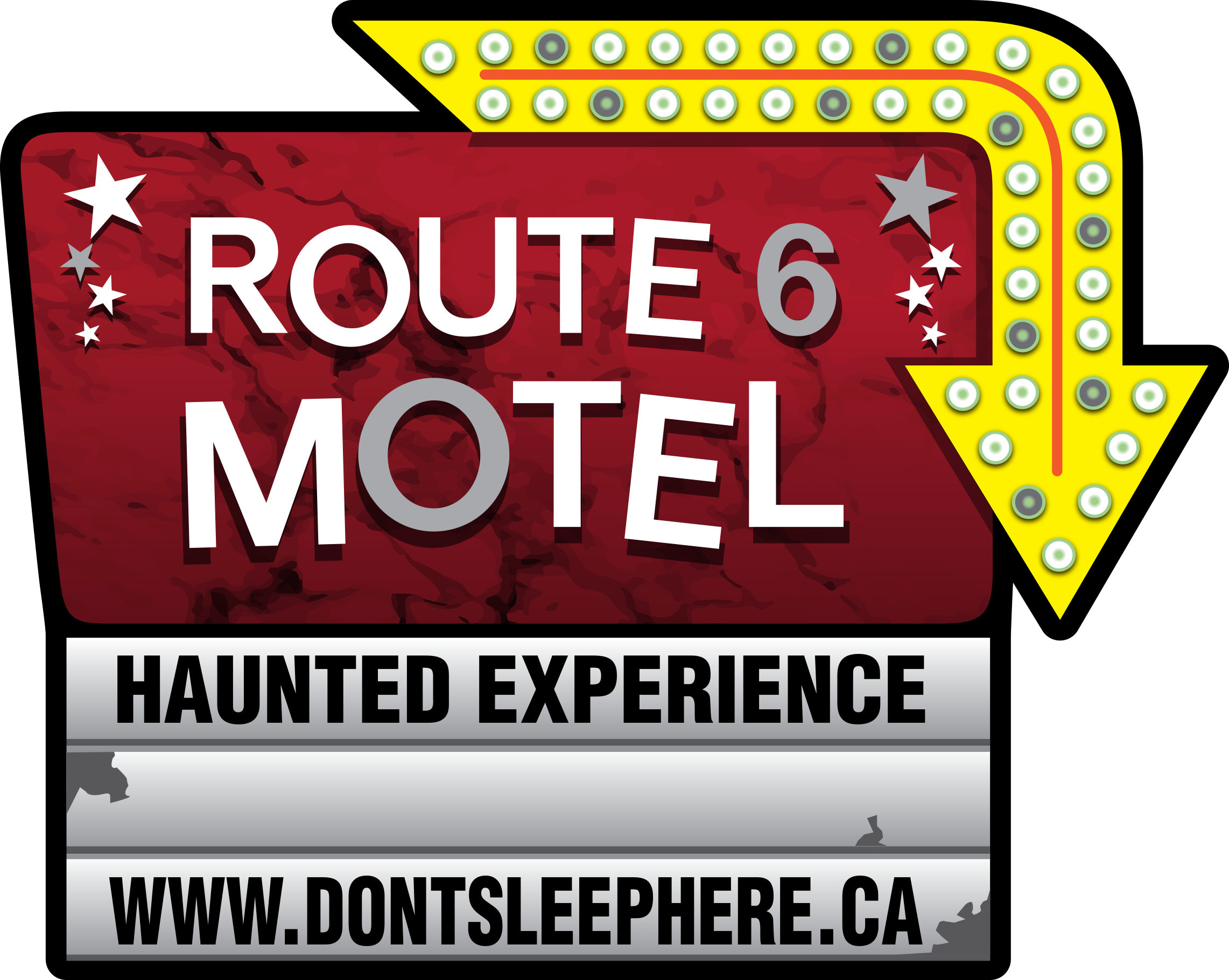 Logo Route 6 Motel - A Haunting Experience