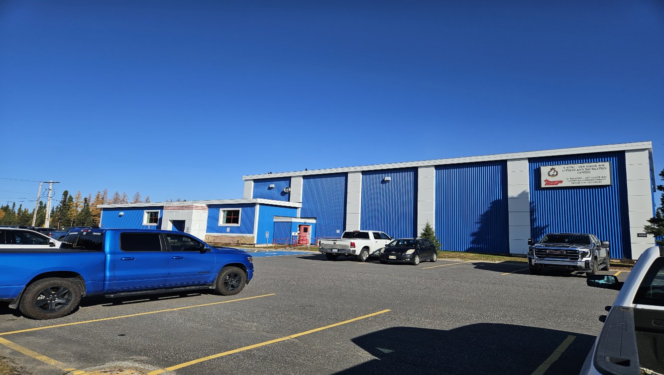 workout equipment in a gym