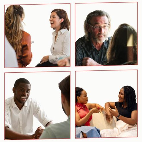 personnes dans des conversations